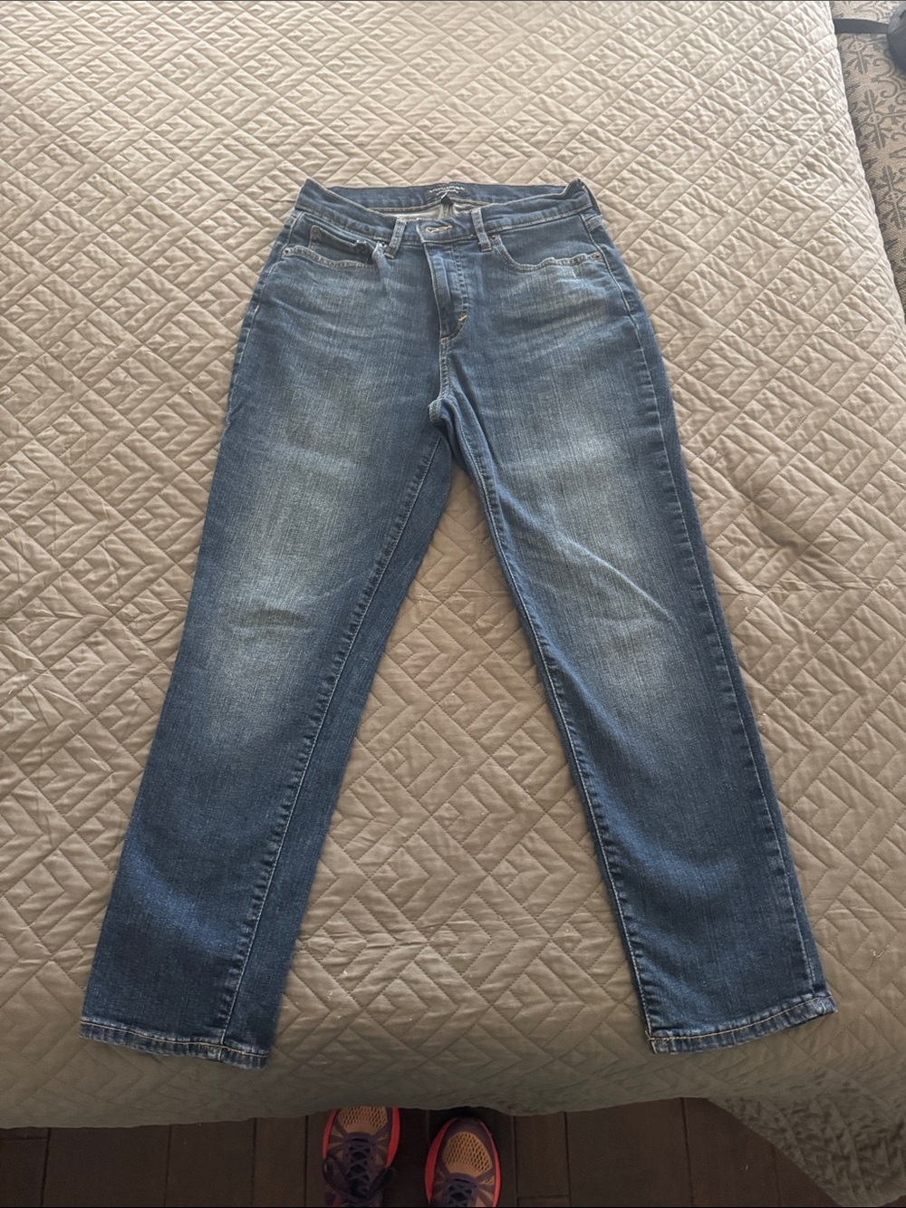 Banana Republic Women's Straight Leg Blue Jeans